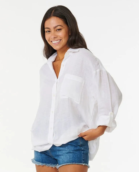 Premium Linen Long-Sleeve Shirt