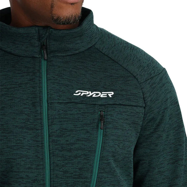 Spyder men's encore discount full zip fleece jacket