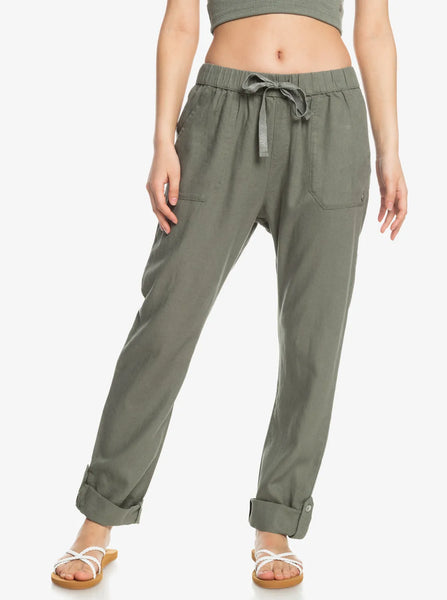 Roxy On The Sea Shore Pants Grey