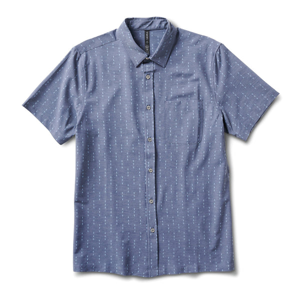 Performance Stretch Button Down - Fog Blue