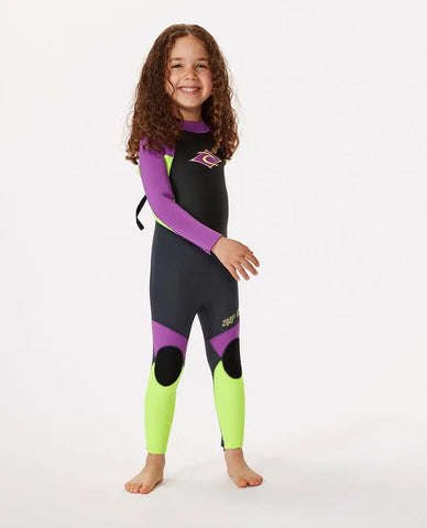 Rip Curl Kids Wetsuits Groms Omega 4/3 Back Zip Fullsuit