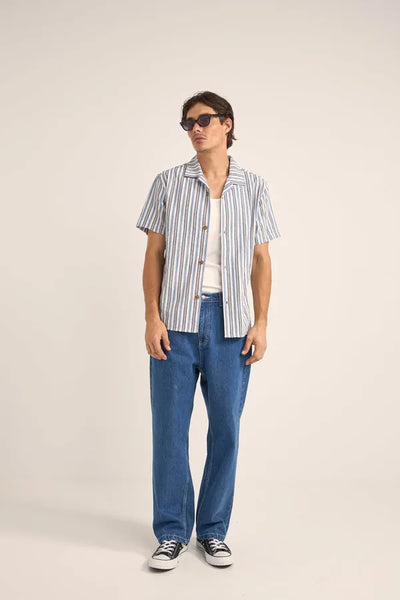 Rhythm Mens Woven Vacation Stripe