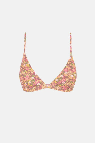 Rhythm Womens Bikini Top Marie Floral Bralette