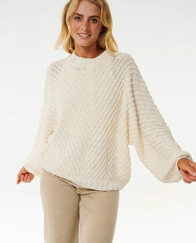 Rip Curl Womens Sweater Classic Surf Knit Crew