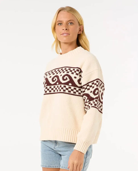 Rip Curl Womens Sweater Soleil Knit Crew