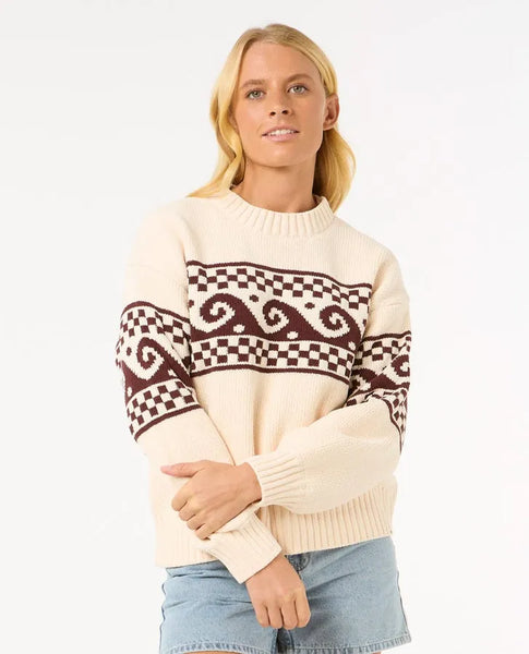 Rip Curl Womens Sweater Soleil Knit Crew