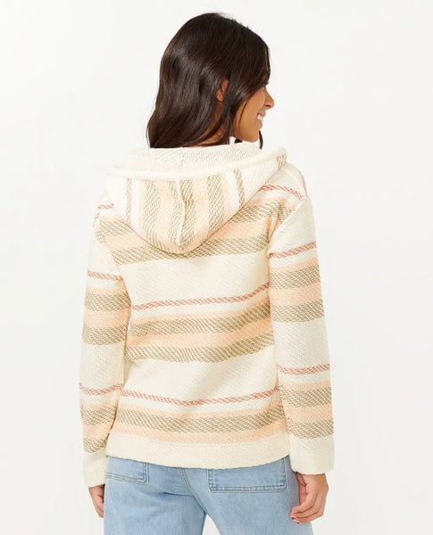 Rip Curl Womens Sweater Desert Dreams Stripe Poncho