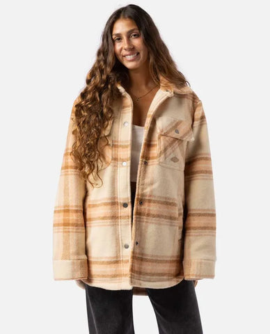 Rip Curl Womens Jacket Desert Check