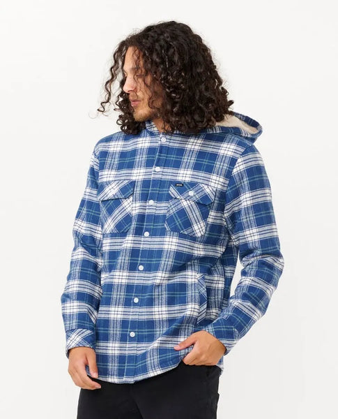 Rip Curl Mens Shirt Shores Sherpa Lined Flannel