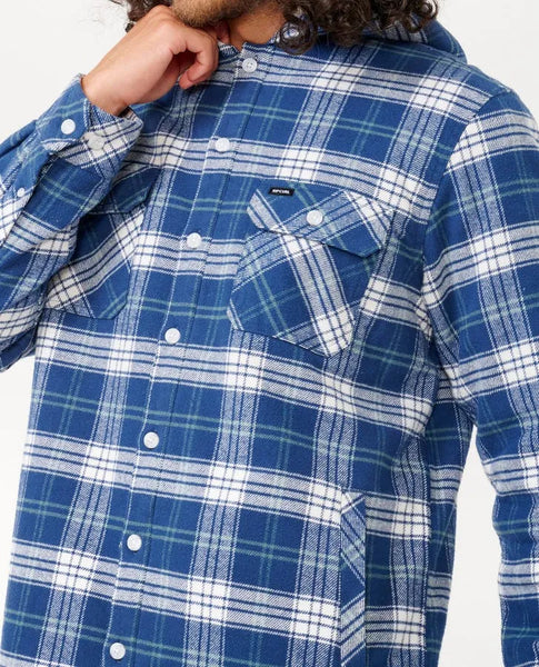 Rip Curl Mens Shirt Shores Sherpa Lined Flannel