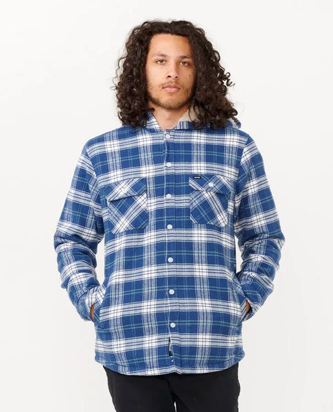 Rip Curl Mens Shirt Shores Sherpa Lined Flannel