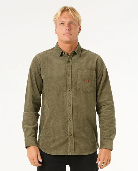 Rip Curl Mens Shirt Classic Surf Cord Long Sleeve