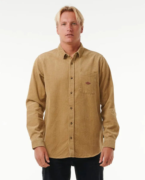 Rip Curl Mens Shirt Classic Surf Cord Long Sleeve