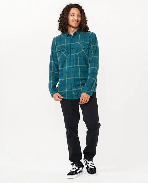 Rip Curl Mens Shirt Grid Long Sleeve