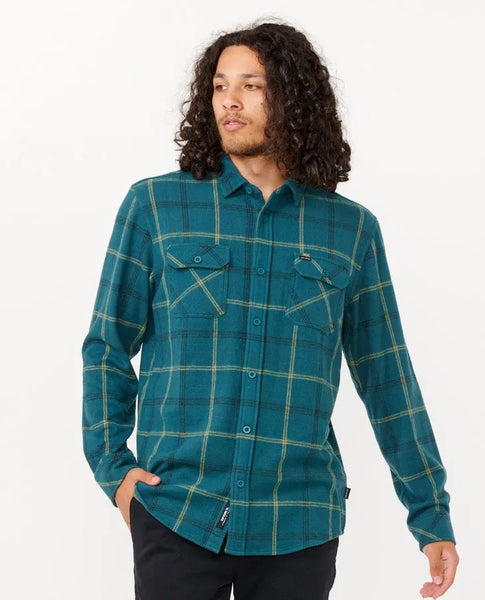 Rip Curl Mens Shirt Grid Long Sleeve