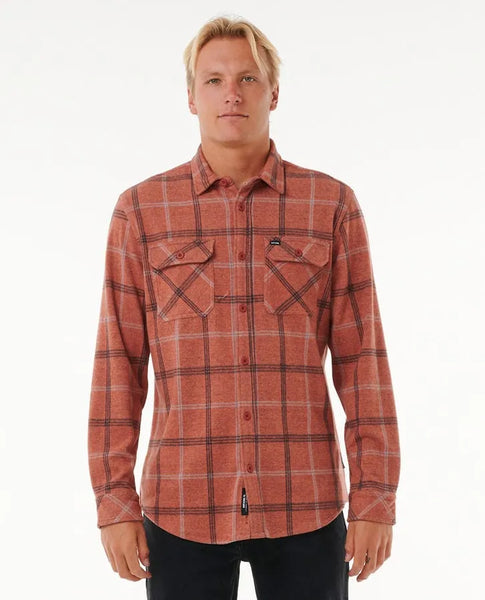 Rip Curl Mens Shirt Grid Long Sleeve