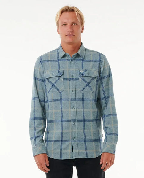 Rip Curl Mens Shirt Grid Long Sleeve