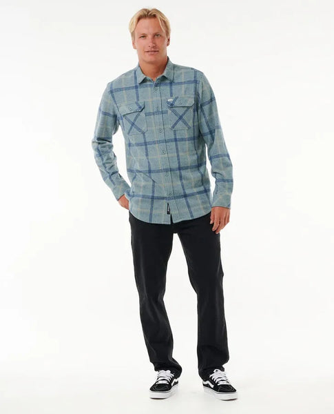 Rip Curl Mens Shirt Grid Long Sleeve