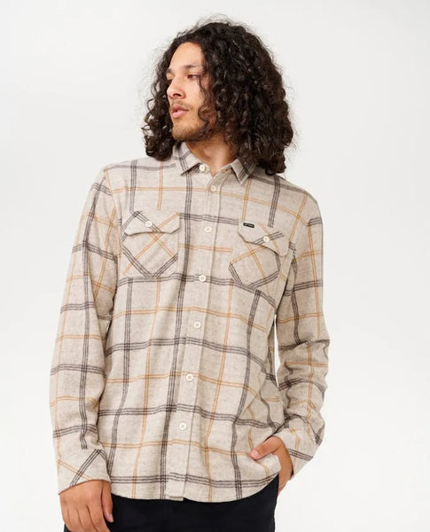 Rip Curl Mens Shirt Grid Long Sleeve