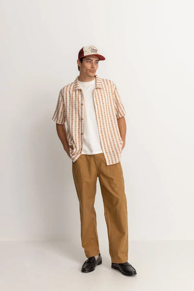 Rhythm Mens Woven Tile Stripe