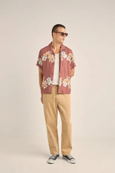 Rhythm Mens Woven Vacation Floral