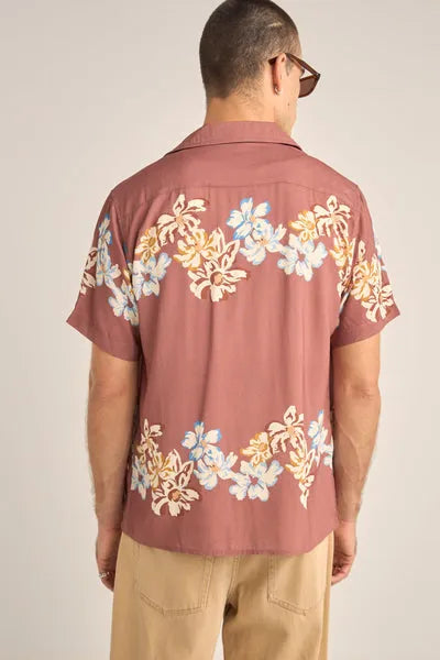 Rhythm Mens Woven Vacation Floral