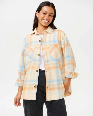 Rip Curl Womens Shirt Beach Party Flannel