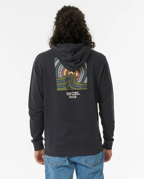 Rip Curl Mens Sweatshirt Saltwater Culture Hays And Razed Hood