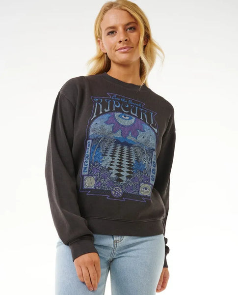 Rip Curl Womens Sweatshirt Slow Down Relaxed Crew