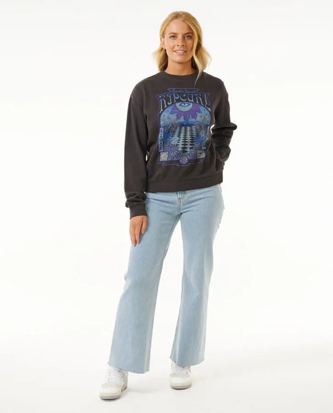 Rip Curl Womens Sweatshirt Slow Down Relaxed Crew