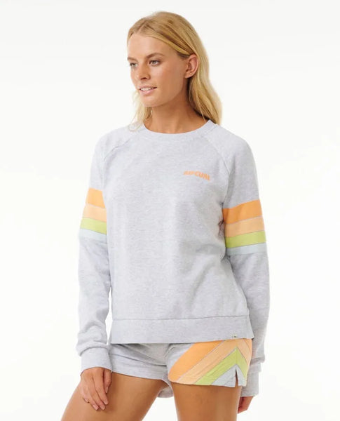 Rip Curl Womens Sweatshirt High Tide Raglan Crew