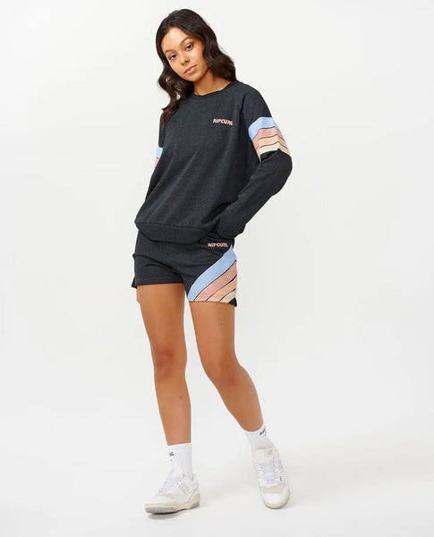 Rip Curl Womens Sweatshirt High Tide Raglan Crew