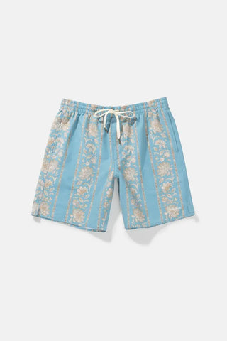 Rhythm Mens Shorts Paisley Stripe Beach Short