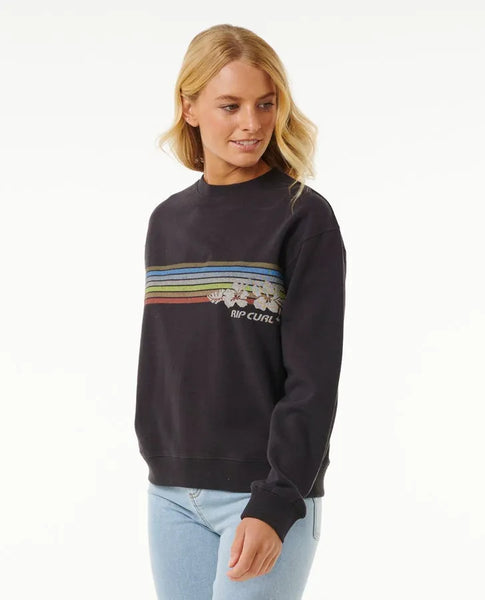 Rip Curl Womens Sweatshirt Hoffman Relaxed Crew