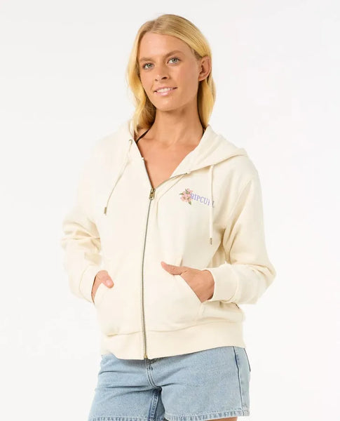 Rip Curl Womens Sweatshirt La Joya Relaxed Zip Through