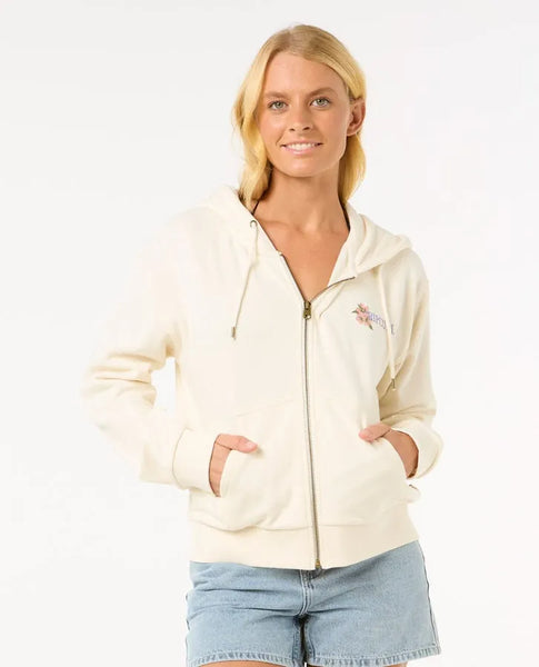 Rip Curl Womens Sweatshirt La Joya Relaxed Zip Through