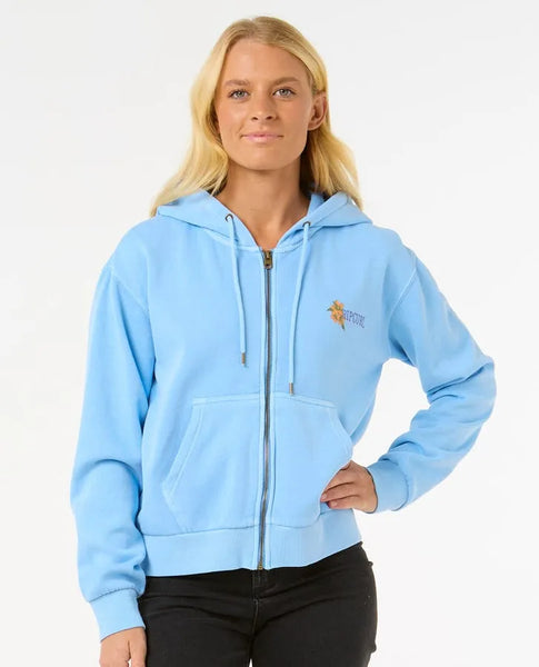 Rip Curl Womens Sweatshirt La Joya Relaxed Zip Through