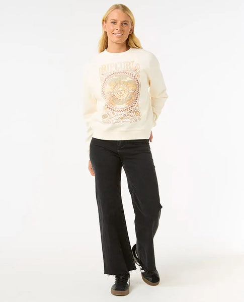 Rip Curl Womens Sweatshirt Luna Relaxed Crew