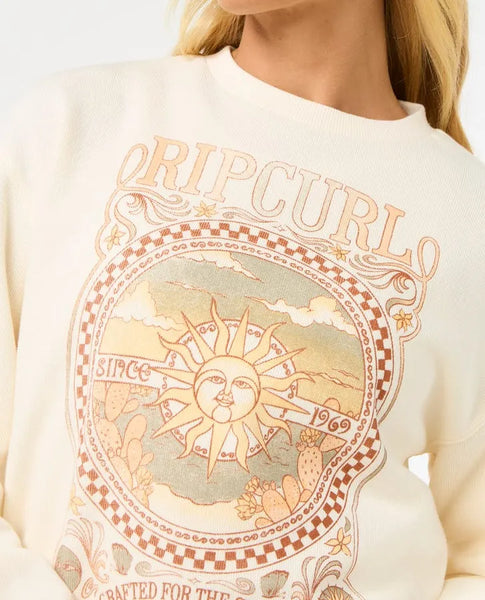 Rip Curl Womens Sweatshirt Luna Relaxed Crew