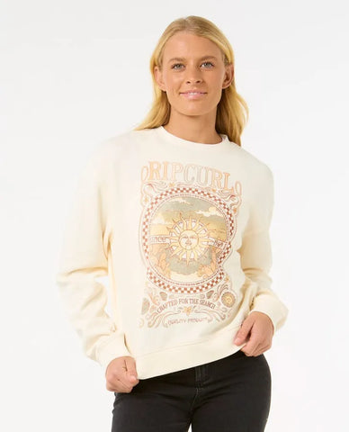 Rip Curl Womens Sweatshirt Luna Relaxed Crew