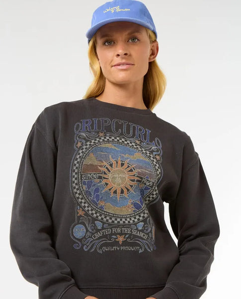 Rip Curl Womens Sweatshirt Luna Relaxed Crew