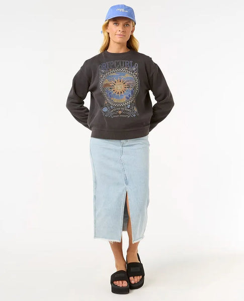 Rip Curl Womens Sweatshirt Luna Relaxed Crew