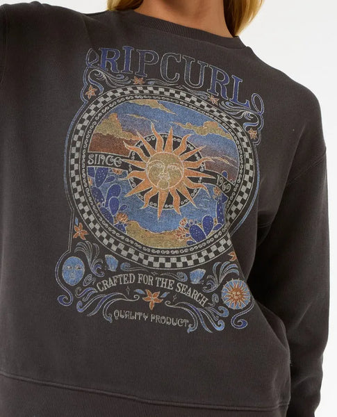 Rip Curl Womens Sweatshirt Luna Relaxed Crew