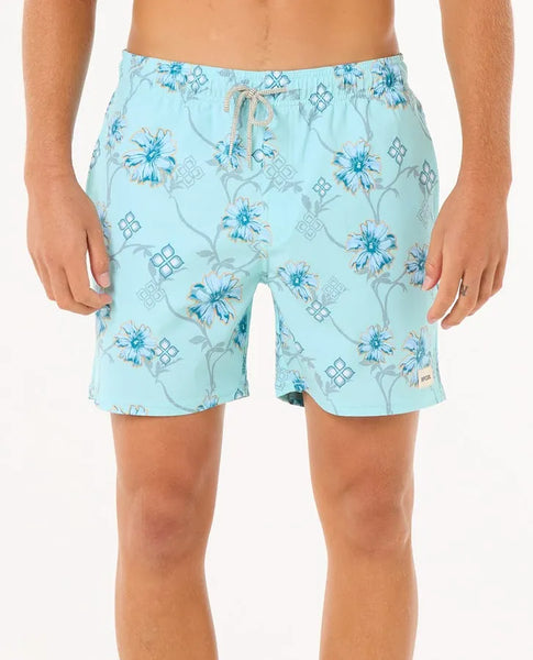 Rip Curl Mens Boardshorts Surf Revival Floral Volley 16