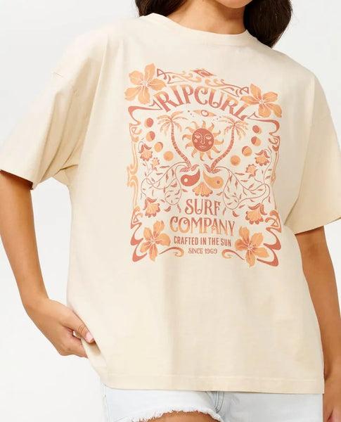 Rip Curl Womens Shirt Utopian Dreams Heritage Tee