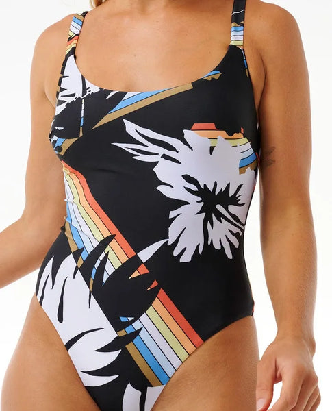 Rip Curl Womens Swimsuit Hoffman Cheeky Coverage One Piece