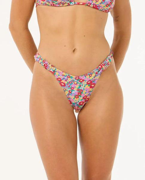 Rip Curl Womens Bikini Bottoms Las Flores High Leg Skimpy Coverage