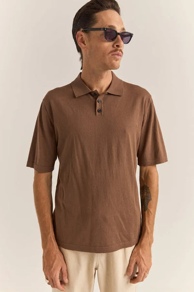 Rhythm Mens Knit Essential Polo