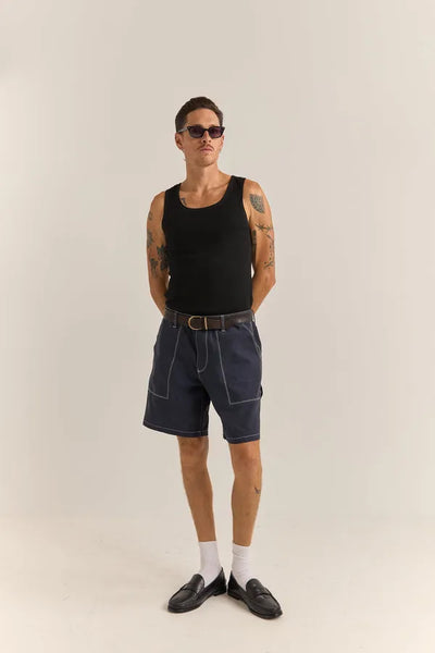 Rhythm Mens Shorts Carpenter Canvas