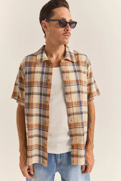 Rhythm Mens Woven Check